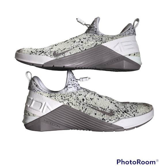 Women's White and Gray Athletic Shoes - Picture 14 of 14